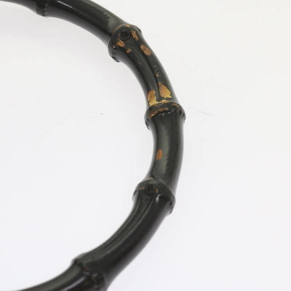 GUCCI Bamboo Hand Bag Leather Gray 001 3444 1887 Auth ar10952B - Picture 8 of 16